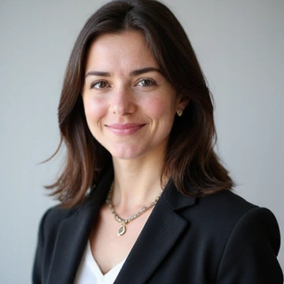 Ritratto professionale della Dottoressa Laura Mancini, una donna giovane e dinamica.